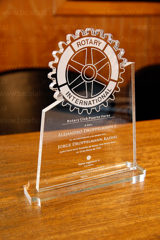 Trofeo Acrilico Rotary